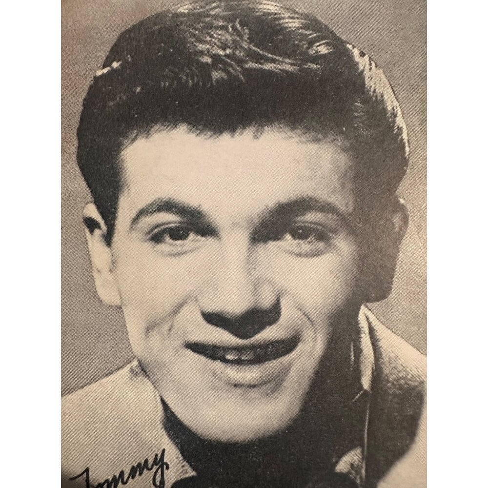 Vintage Tommy Sands Billboard Music Information Postcard 1960 Biography Print